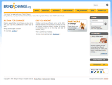 Tablet Screenshot of bringachange.org